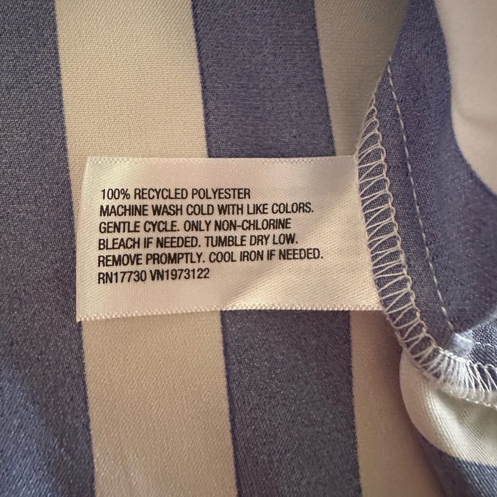 A New Day Blue and White Striped Button Down Shirt! - Picture 8 of 8